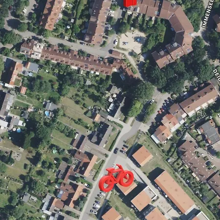 With Garden In County Hamburg, Near Metro Apartmán